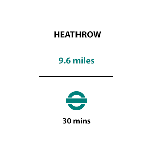 St George, Fulham Reach, Transport Timeline, Transport, Heathrow