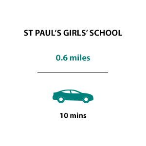 St George, Fulham Reach, Transport Timeline, Education, St Pauls Girls' School