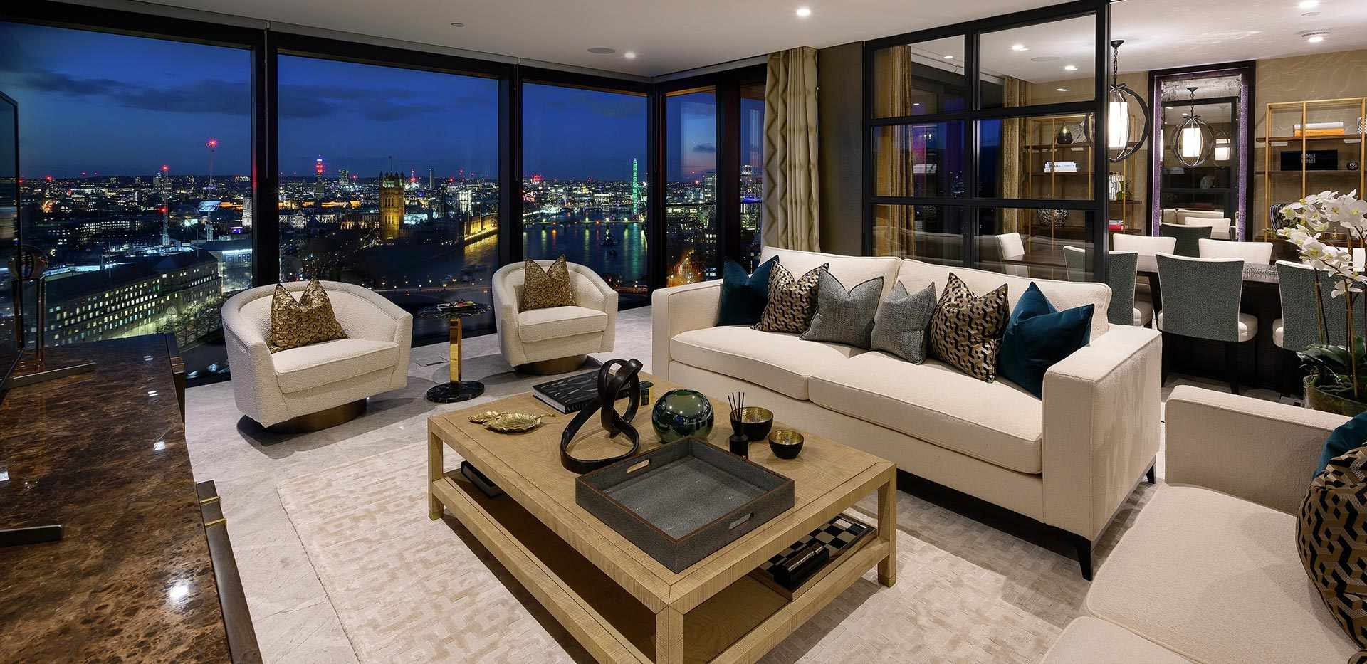 St James, The Dumont, Alta Collection Showhome, Living