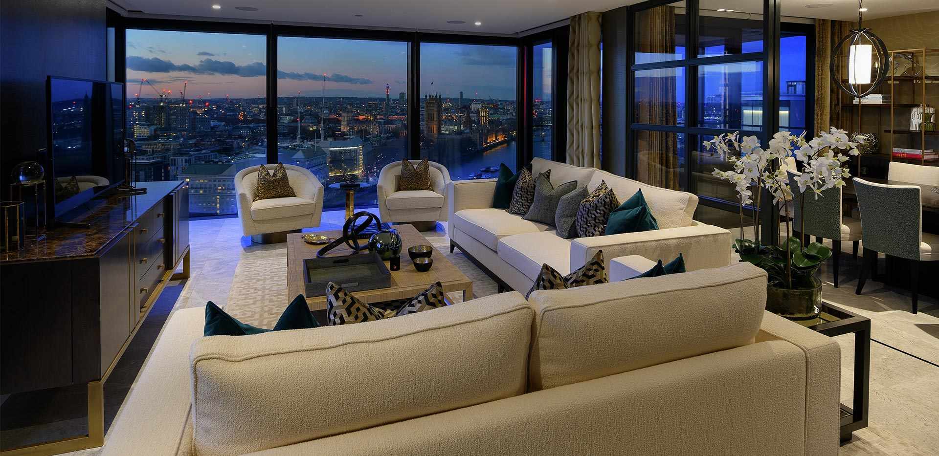 St James, The Dumont, Alta Collection Showhome, Living