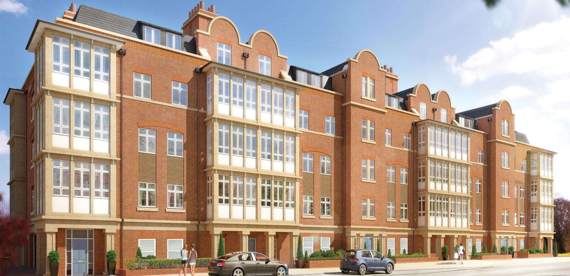 Berkeley, Imperial Square, Finchley, Block b, Cgi