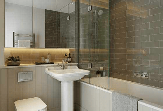 St Edward, Hartland Village, Specification, Apartments, Traditional Bathroom/Shower Room