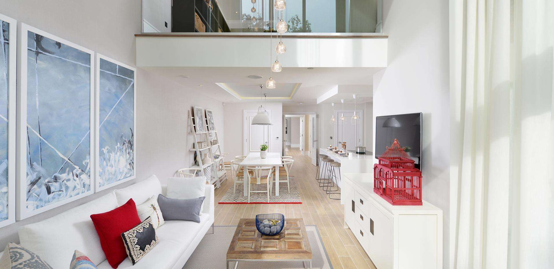 Berkeley, Marryat Place, Family Room, Interior