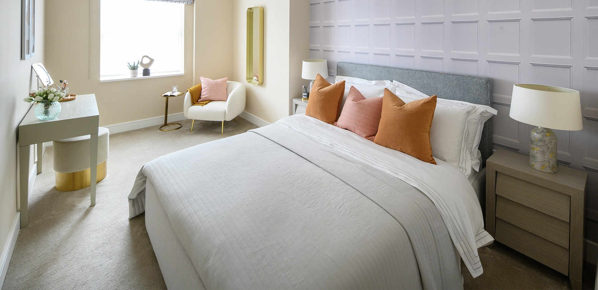 St William, Courtyard Gardens, Showhome, Interior, Bedroom