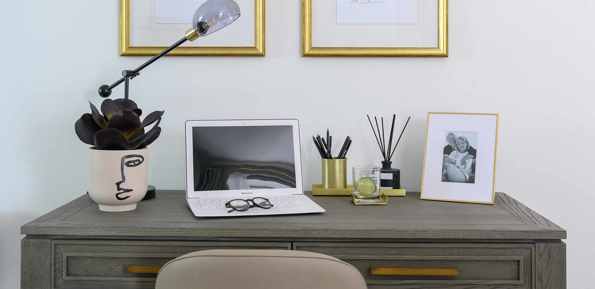 St William, Courtyard Gardens, Showhome, Interior, Desk