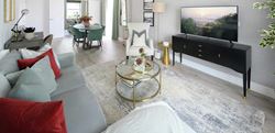 St William, Courtyard Gardens, Showhome, Interior, Living / Dining