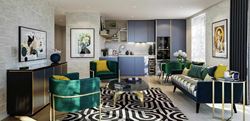 St George, Grand Union, Waterview House, Interiors, Kitchen / Living