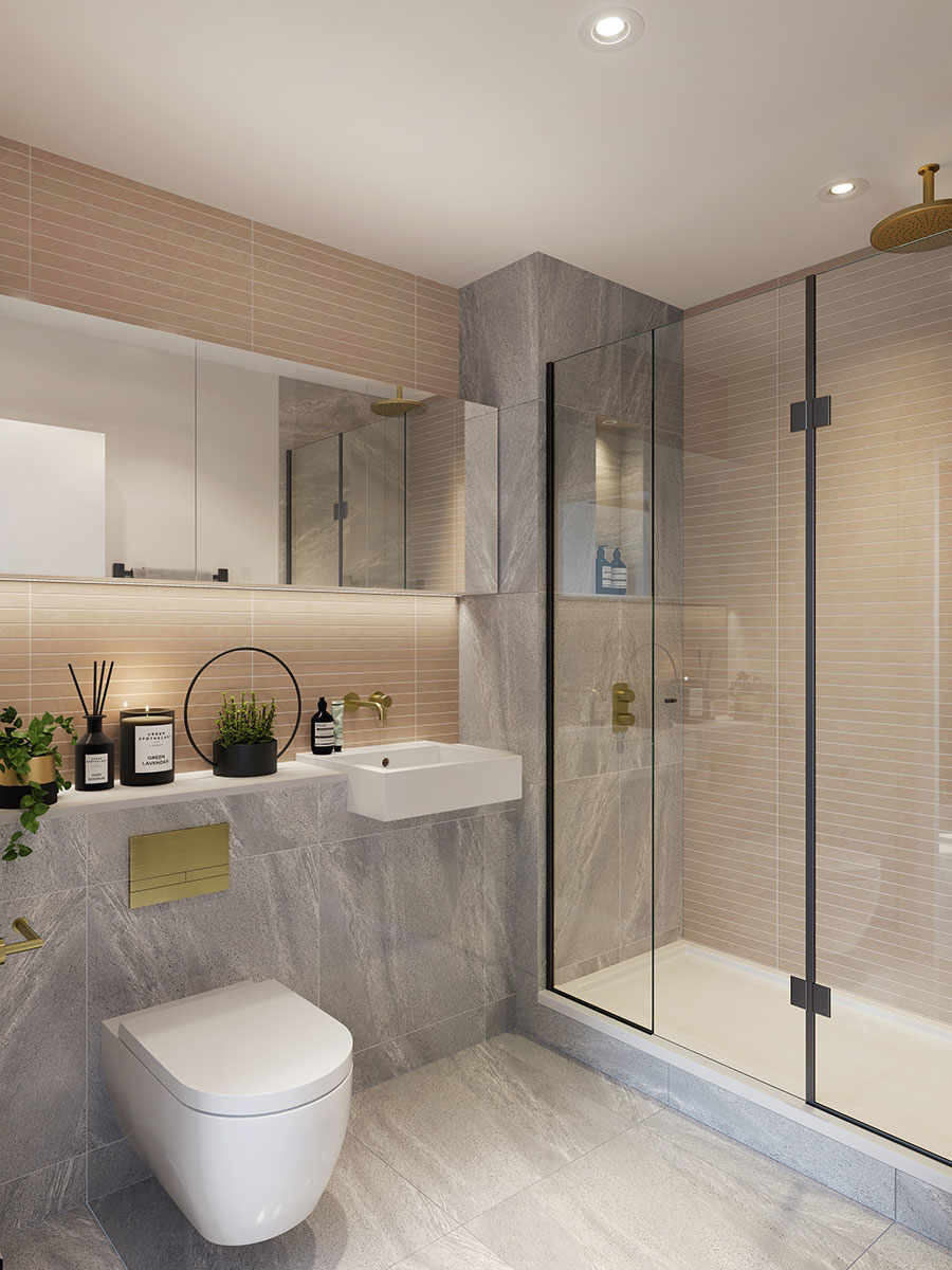 St George, Grand Union, Waterview House, Interiors, Shower Room