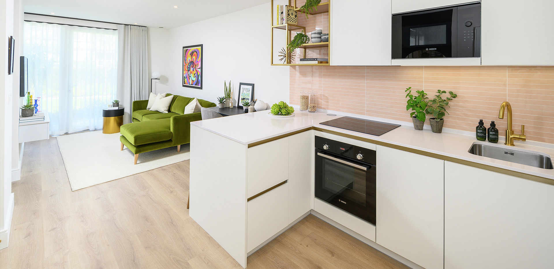 St George, Grand Union, Manhattan Showhome, Interior, Kitchen / Living