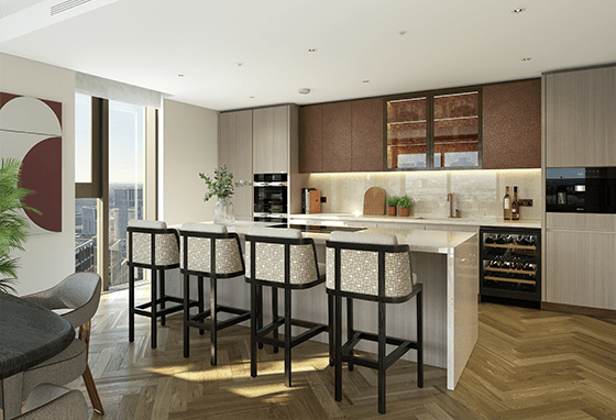 St William, Prince of Wales Drive, Upper Park Residences, Specification, Autumn, Kitchen