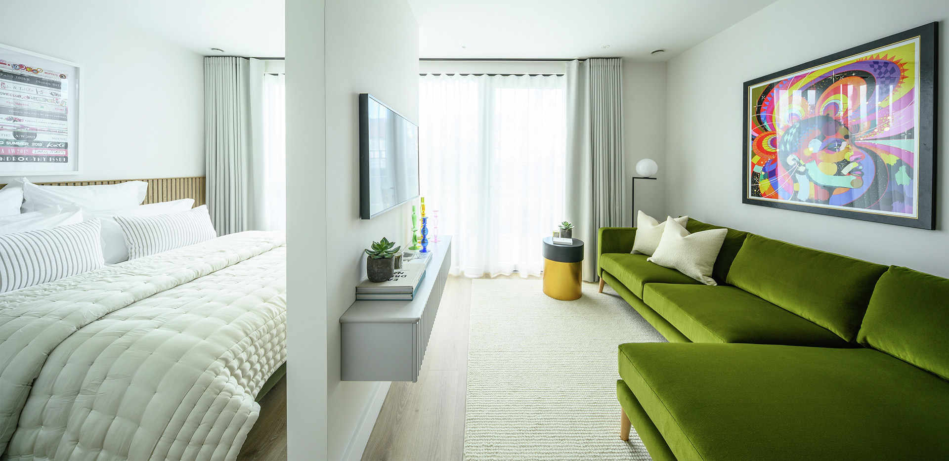 St George, Grand Union, Manhattan Showhome, Interior, Bedroom / Living