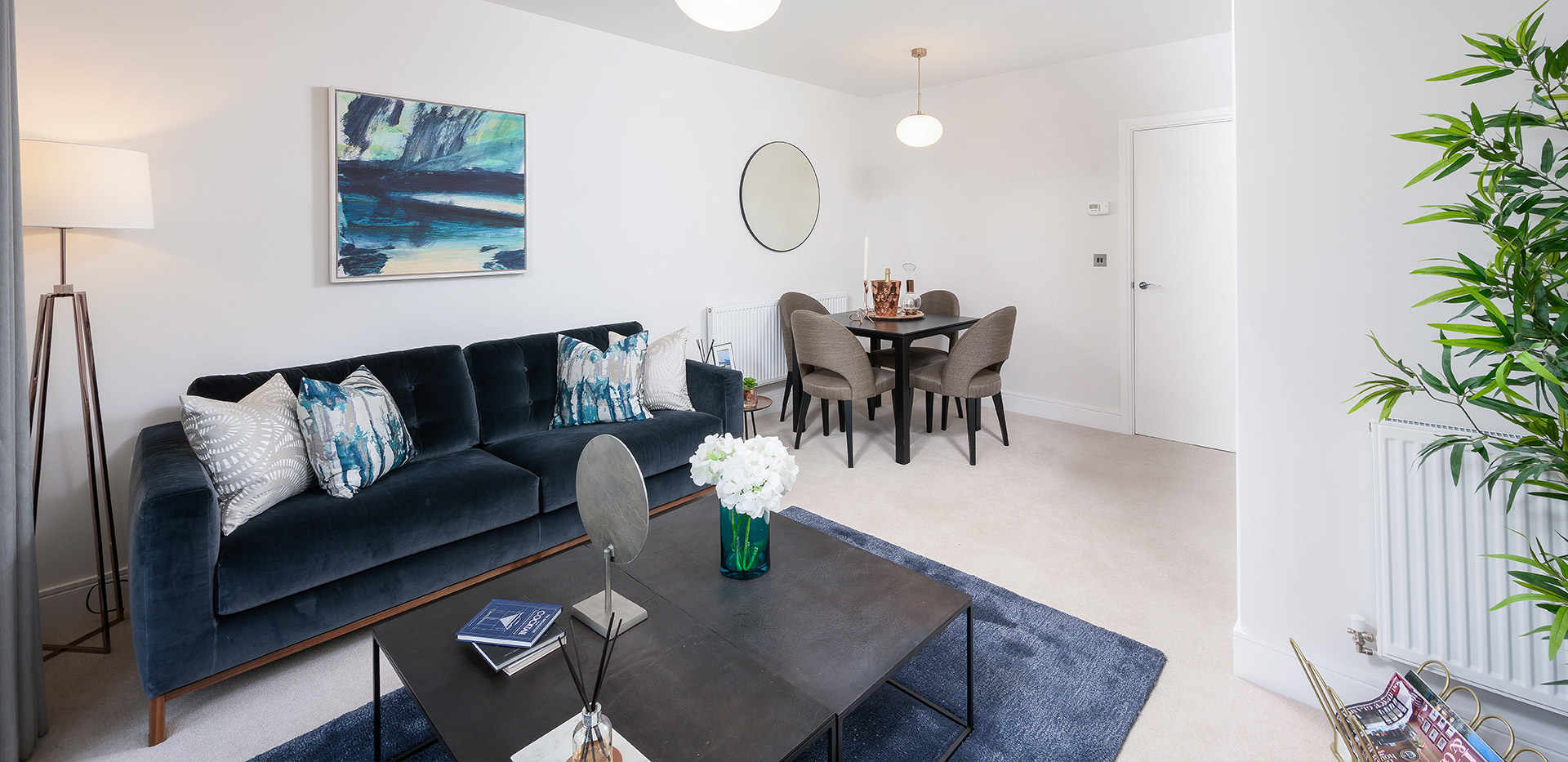 Berkeley, Edenbrook Village, Interior, Living / Dining