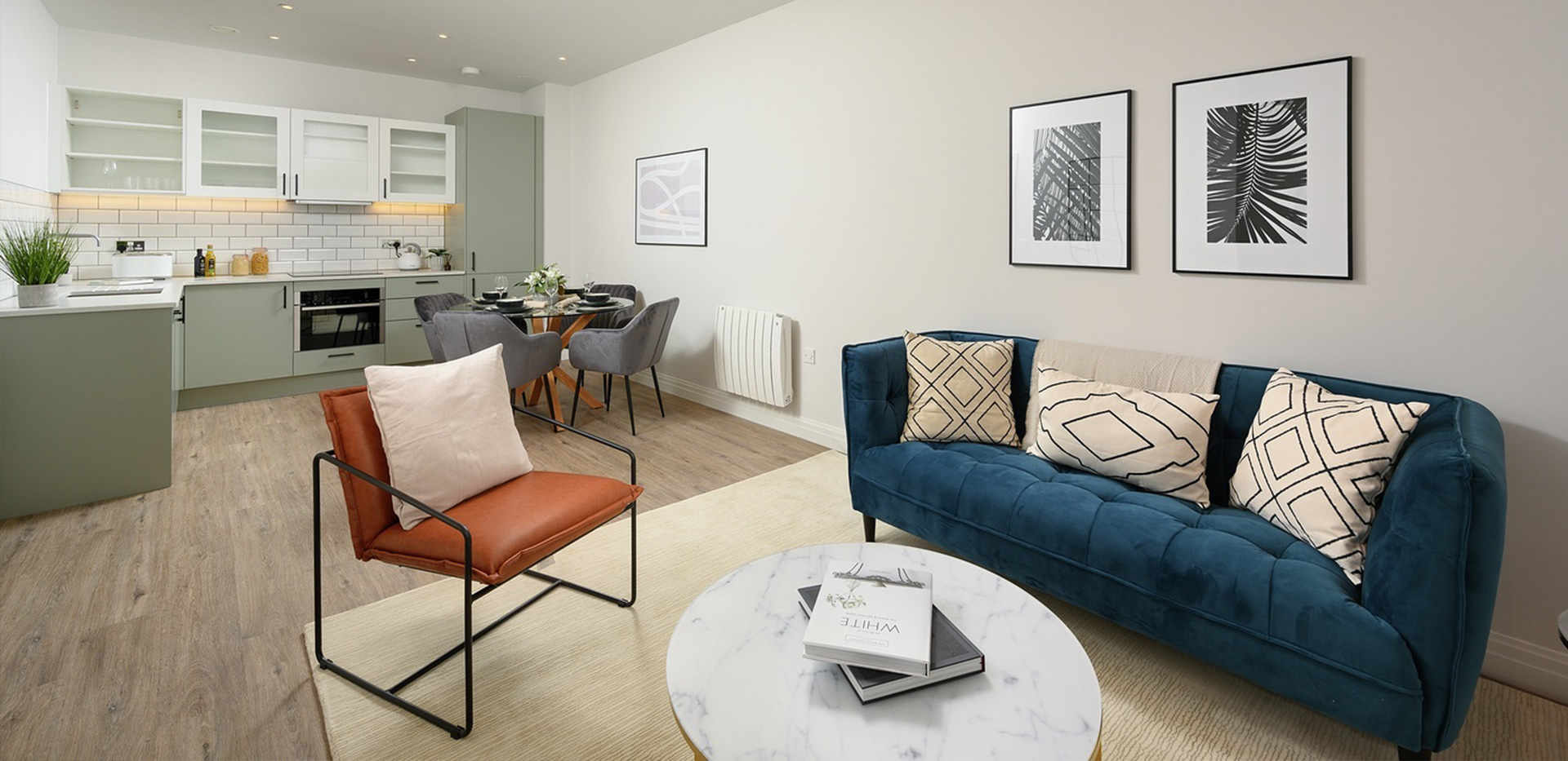 Berkeley, Lumina, Interiors, Living / Dining / Kitchen