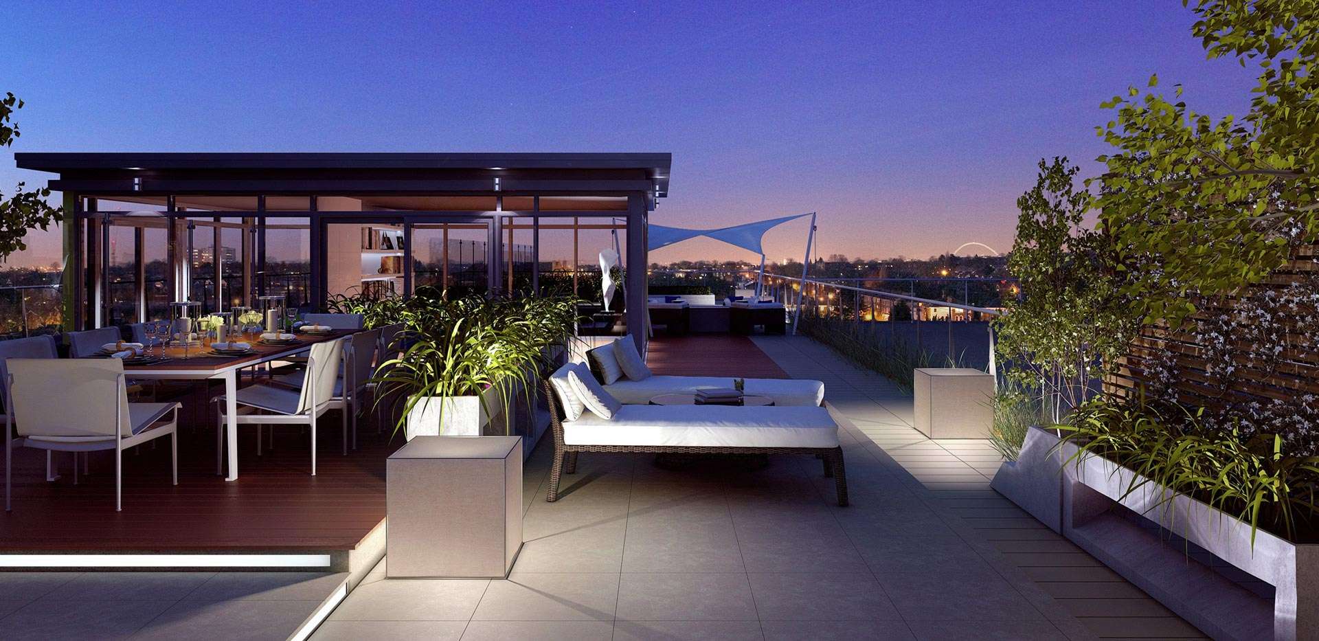 St George, Dickens Yard, Penthouse, Rooftop Gardens