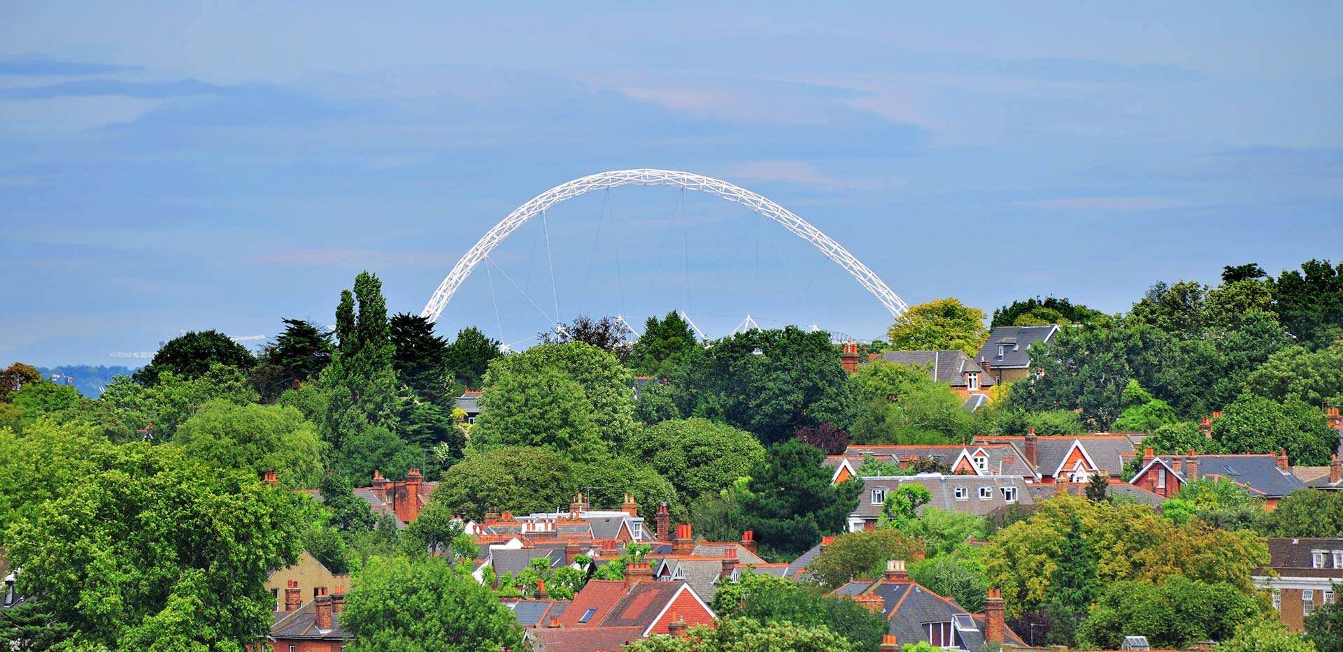 St George, Dickens Yard, View, Day Time Wembley Arch