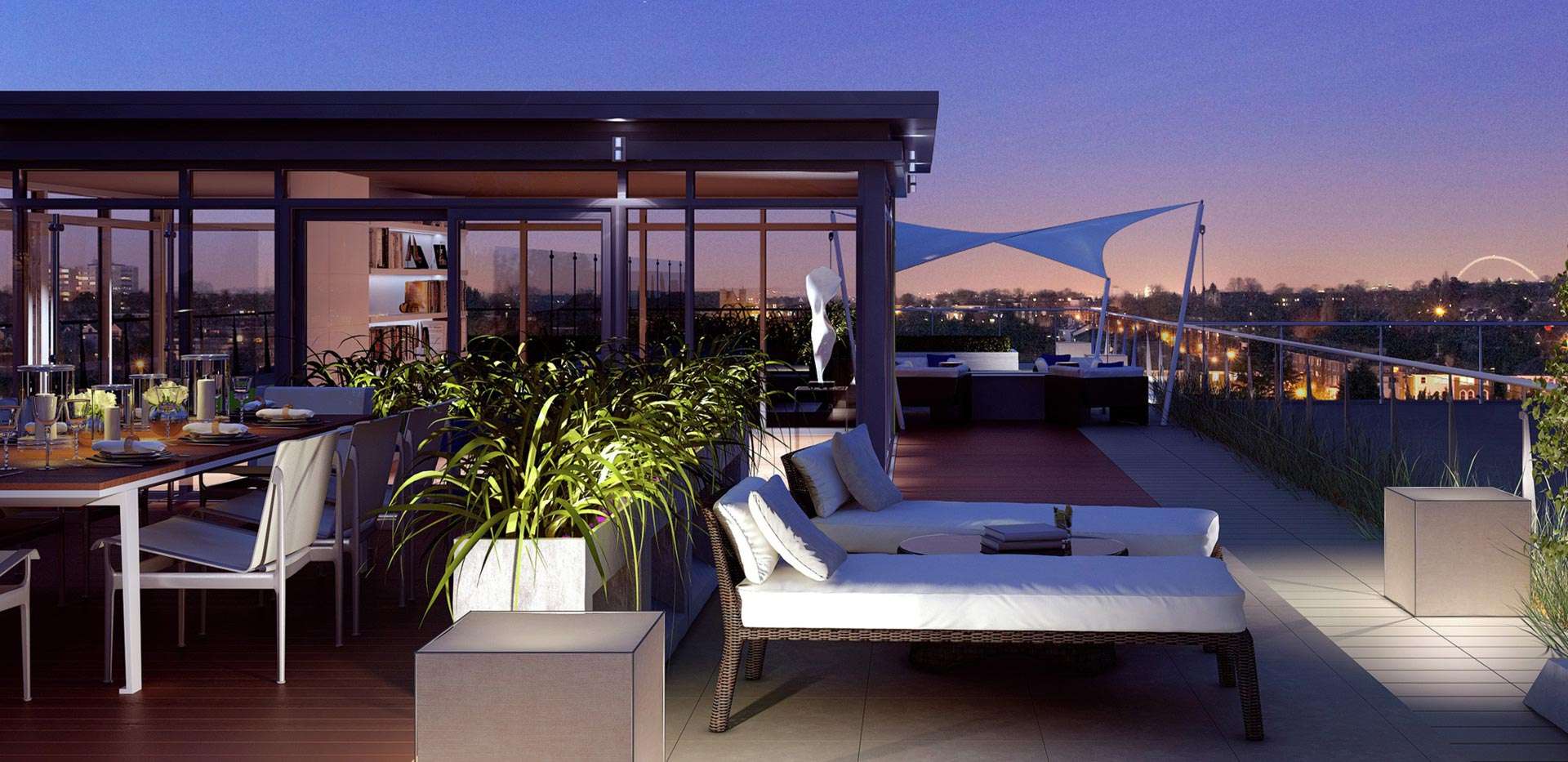 St George, Dickens Yard, Penthouse Rooftop Gardens