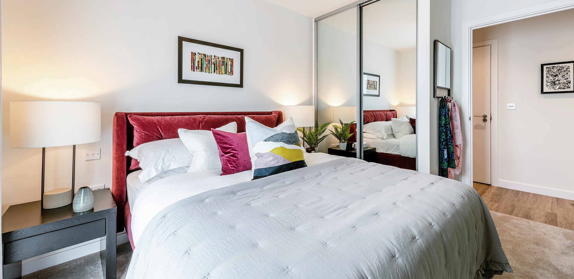 St William, The Arches, Two Bedroom Showhome A52, Bedroom