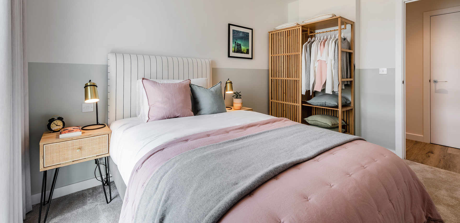 St William, The Arches, Two Bedroom Showhome A52, Bedroom