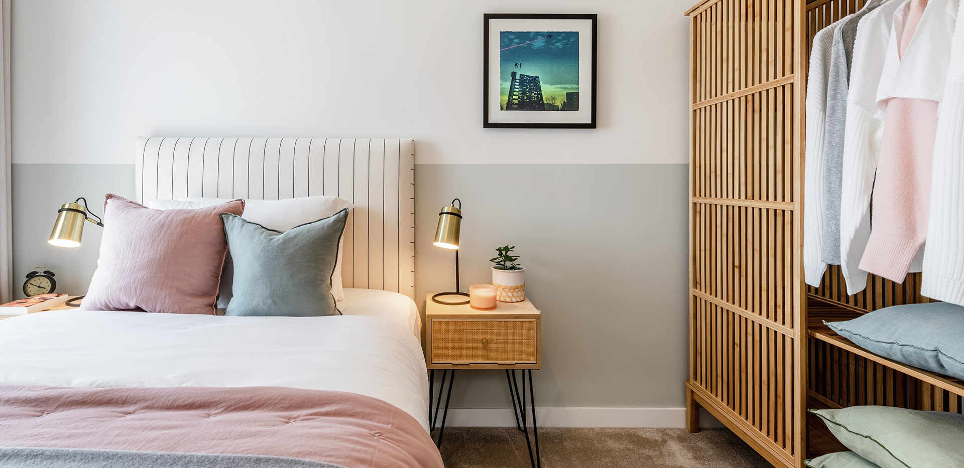 St William, The Arches, Two Bedroom Showhome A52, Bedroom