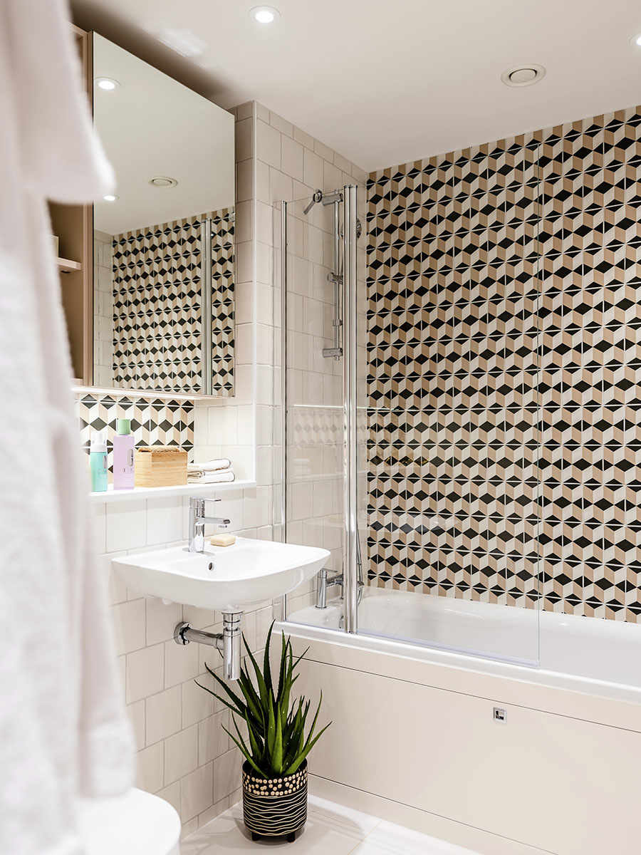 St William, The Arches, Two Bedroom Showhome A52, Bathroom