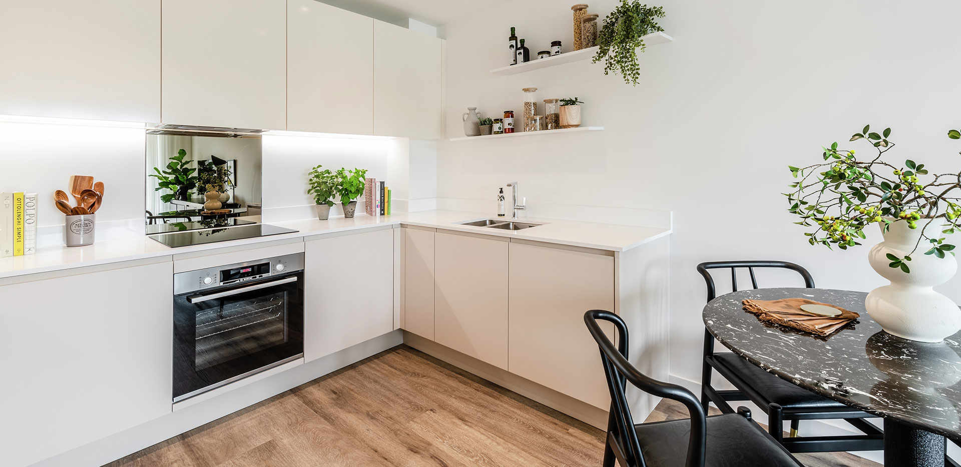 St William, The Arches, Two Bedroom Showhome A52, Kitchen / Dining