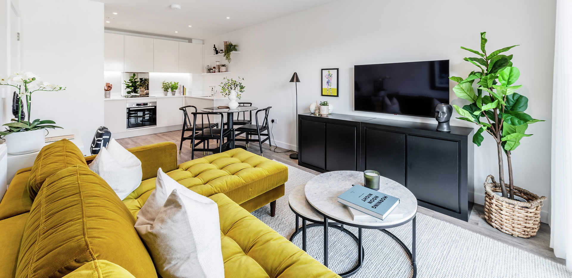 St William, The Arches, Two Bedroom Showhome A52, Living