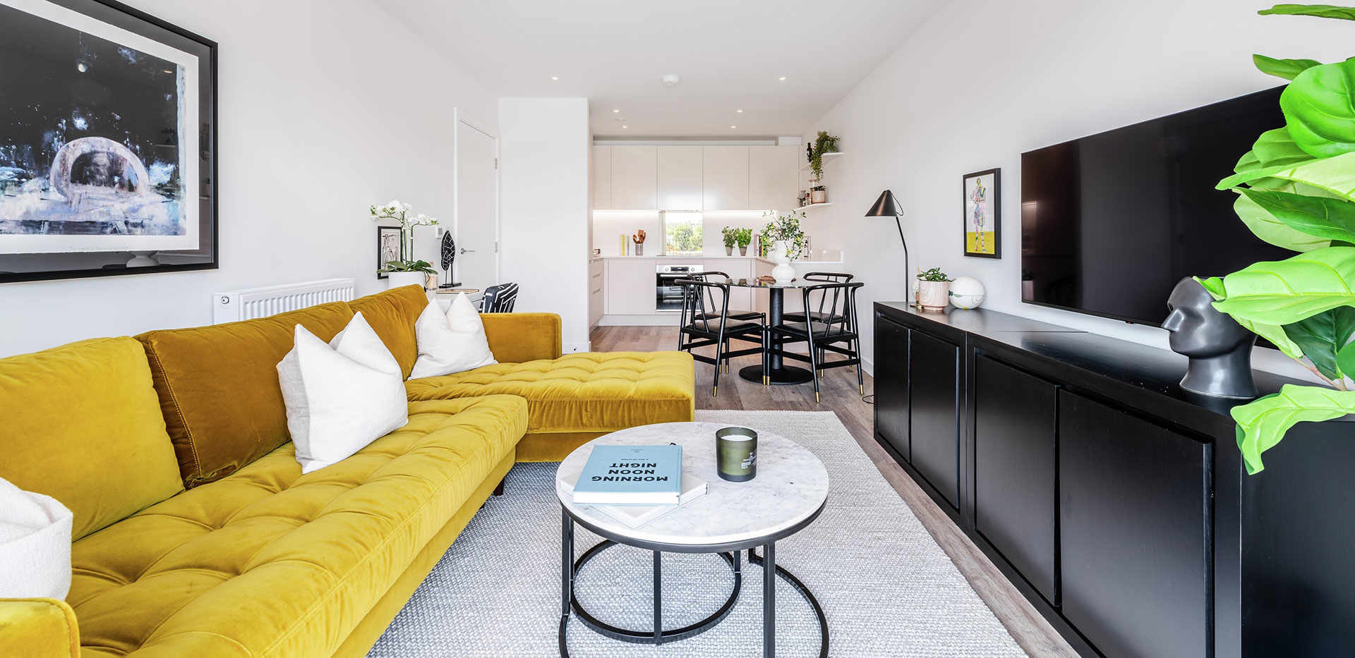 St William, The Arches, Two Bedroom Showhome A52, Living