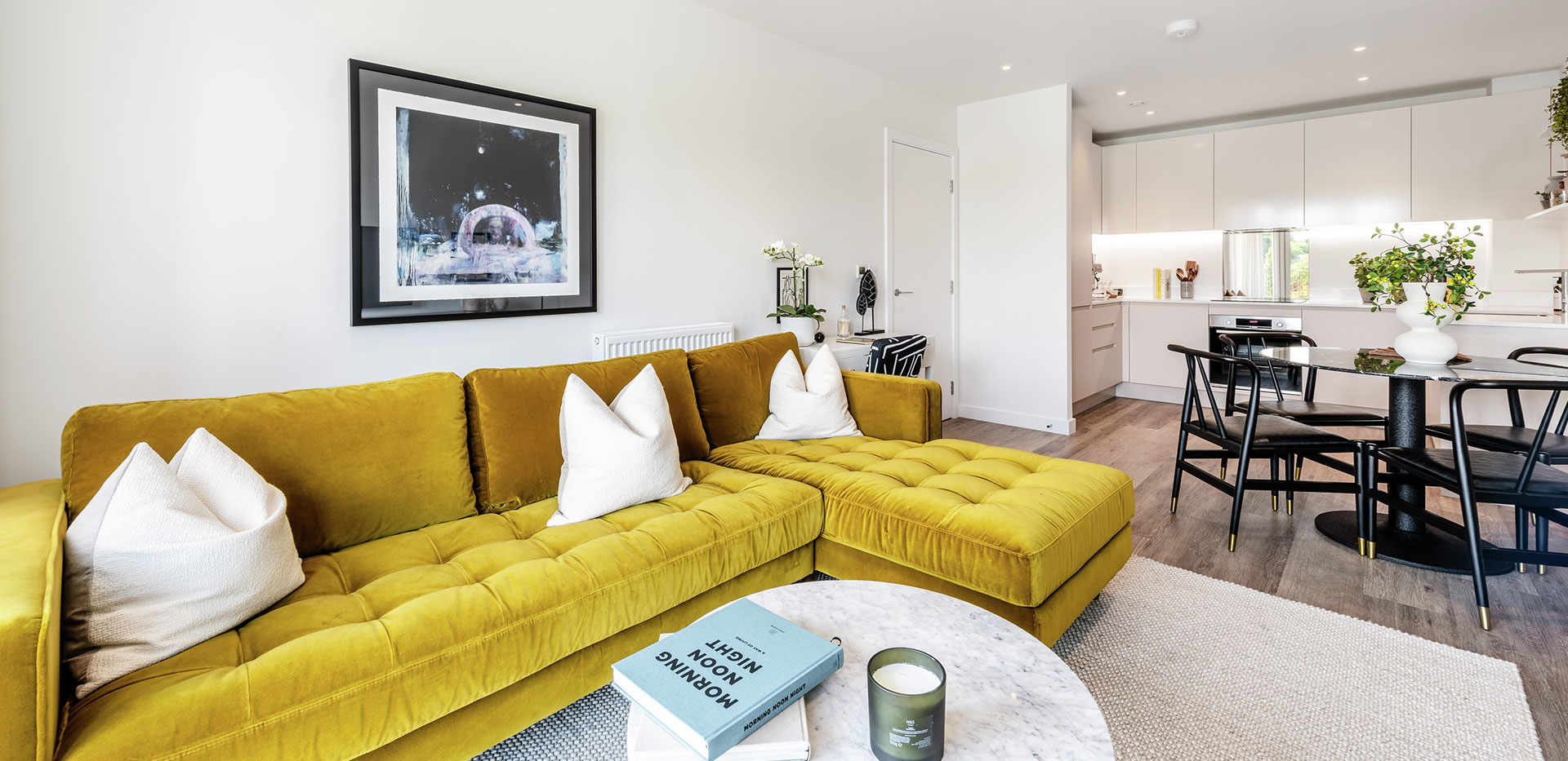 St William, The Arches, Two Bedroom Showhome A52, Living