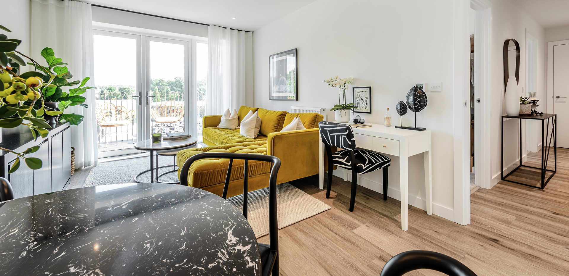 St William, The Arches, Two Bedroom Showhome A52, Living / Dining