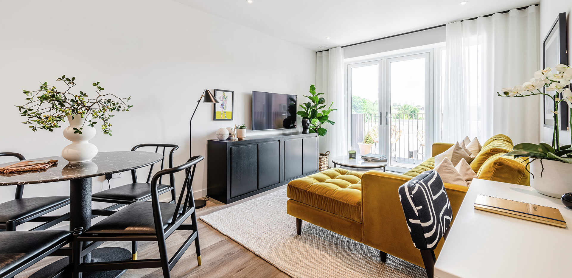 St William, The Arches, Two Bedroom Showhome A52, Living / Dining