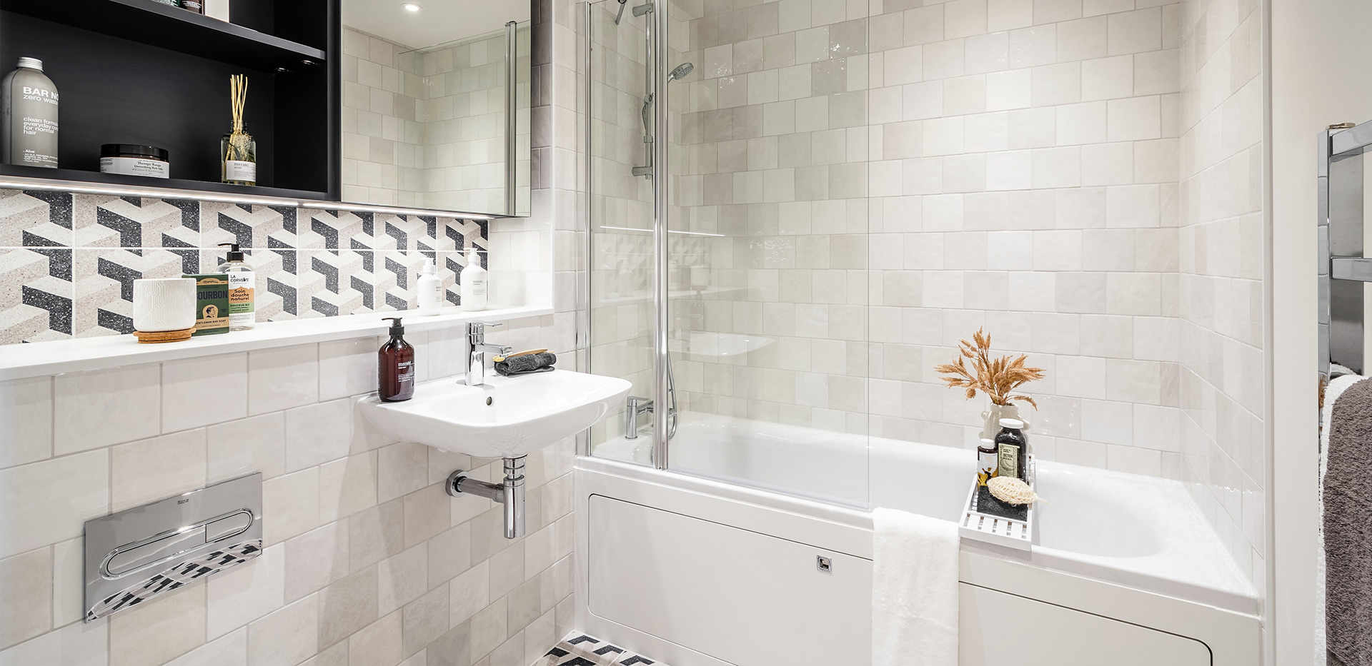 St William, The Arches, Two Bedroom Showhome A43, Bathroom