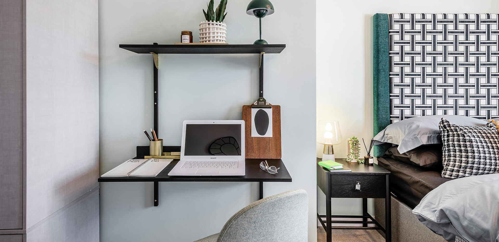 St William, The Arches, Two Bedroom Showhome A43, Bedroom / Desk