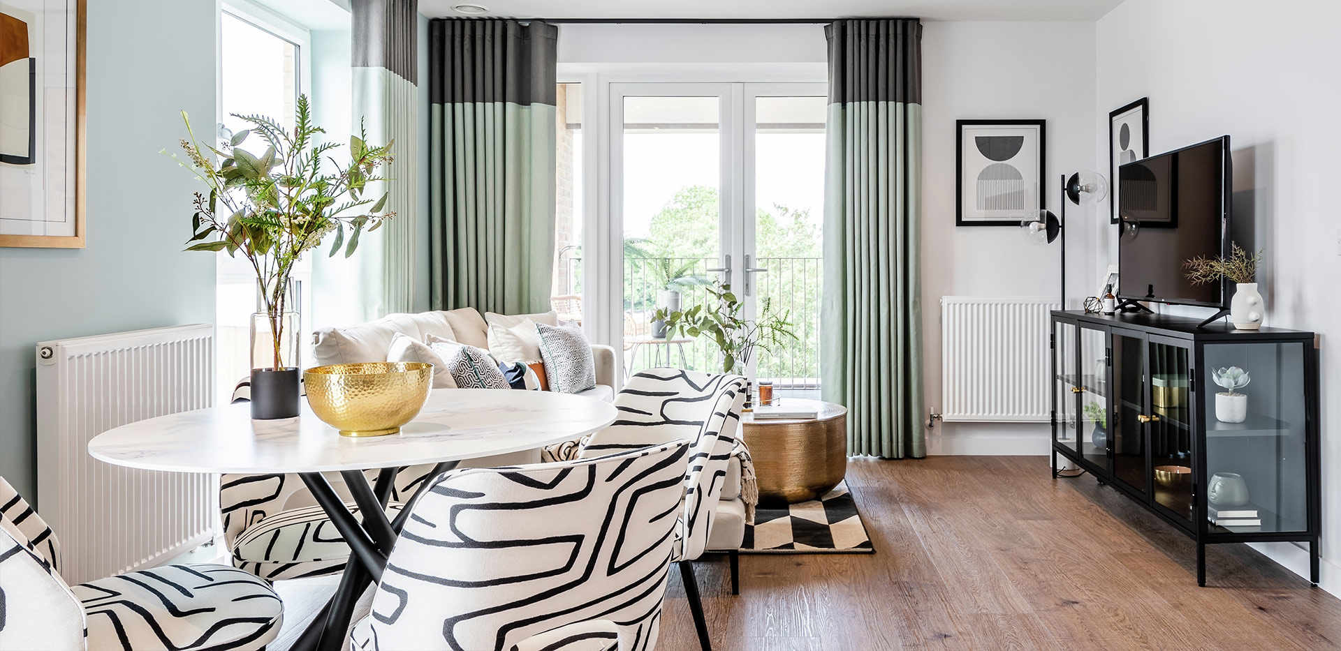 St William, The Arches, Two Bedroom Showhome A43, Dining / Living