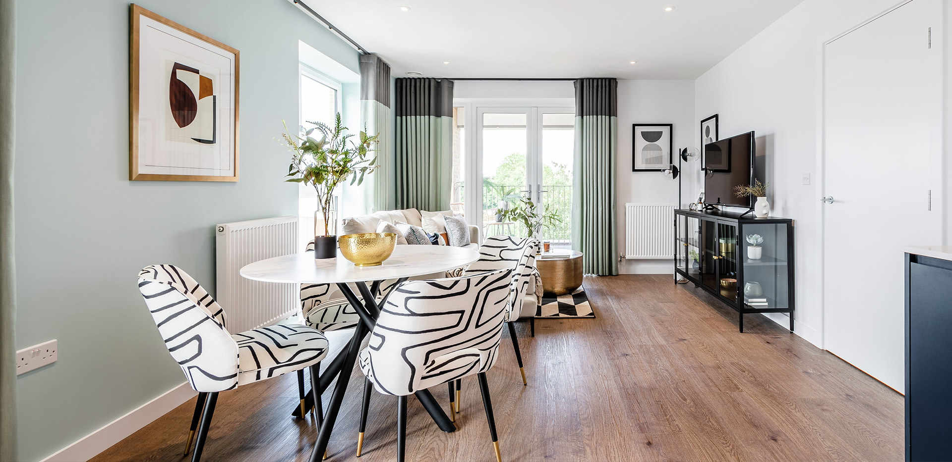 St William, The Arches, Two Bedroom Showhome A43, Dining / Living