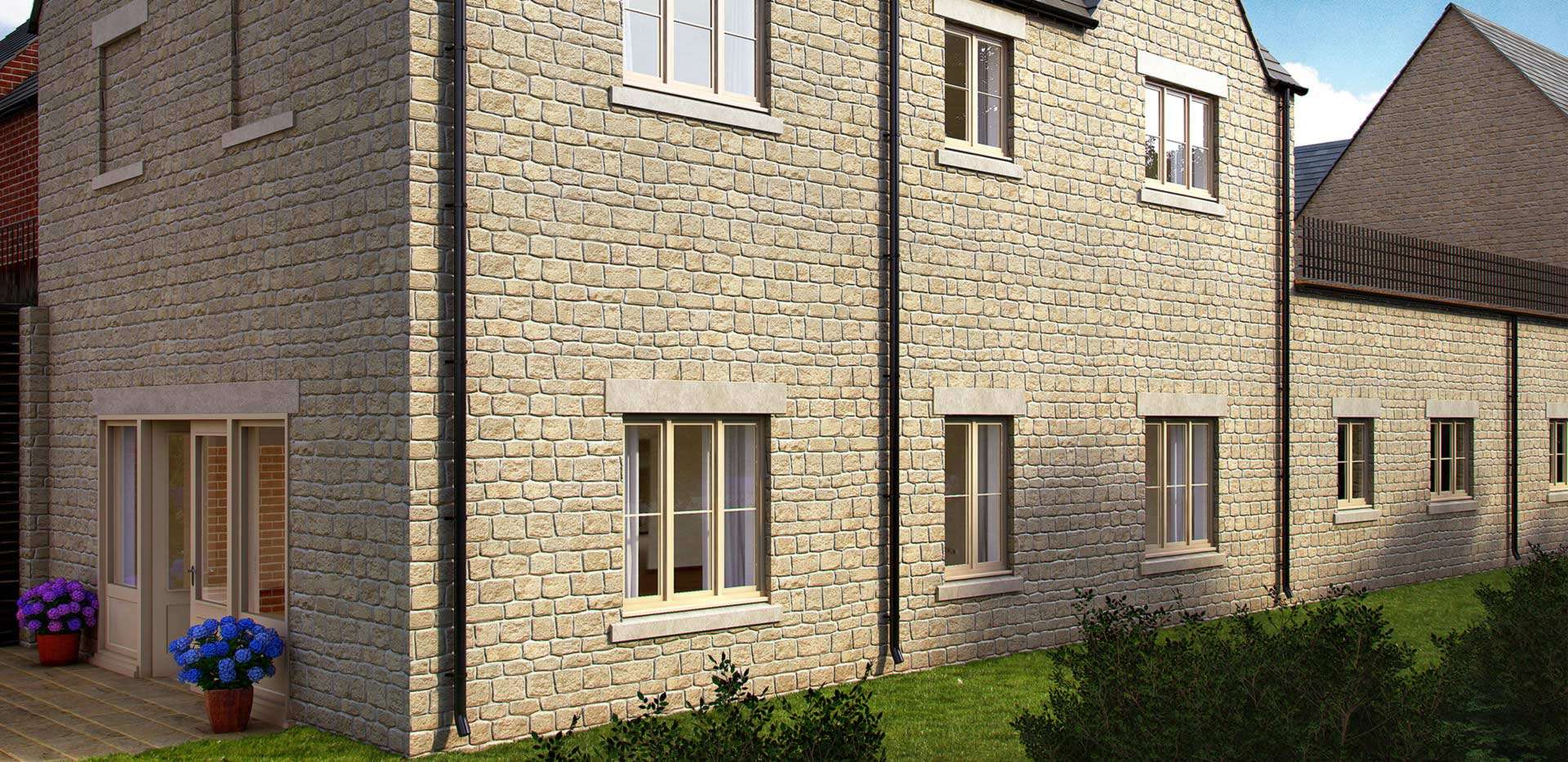 Kingshill meadow, exterior CGi, Property 394