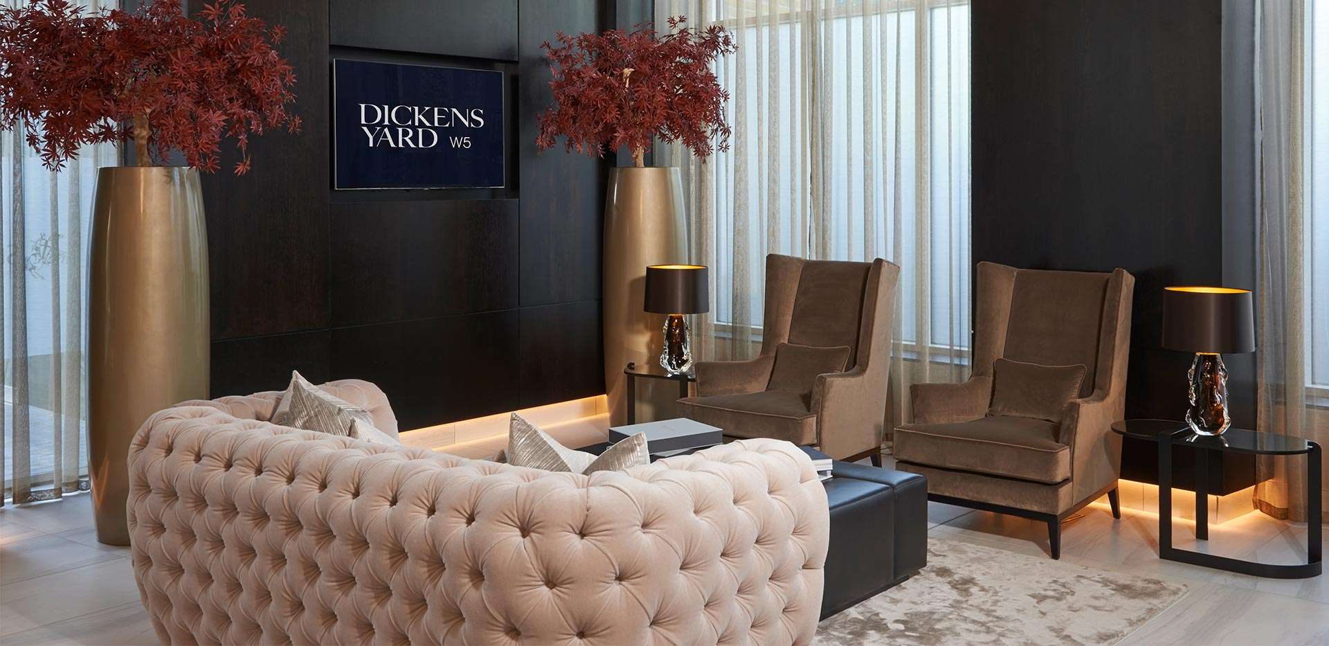 St George, Dickens Yard, Concierge seating area