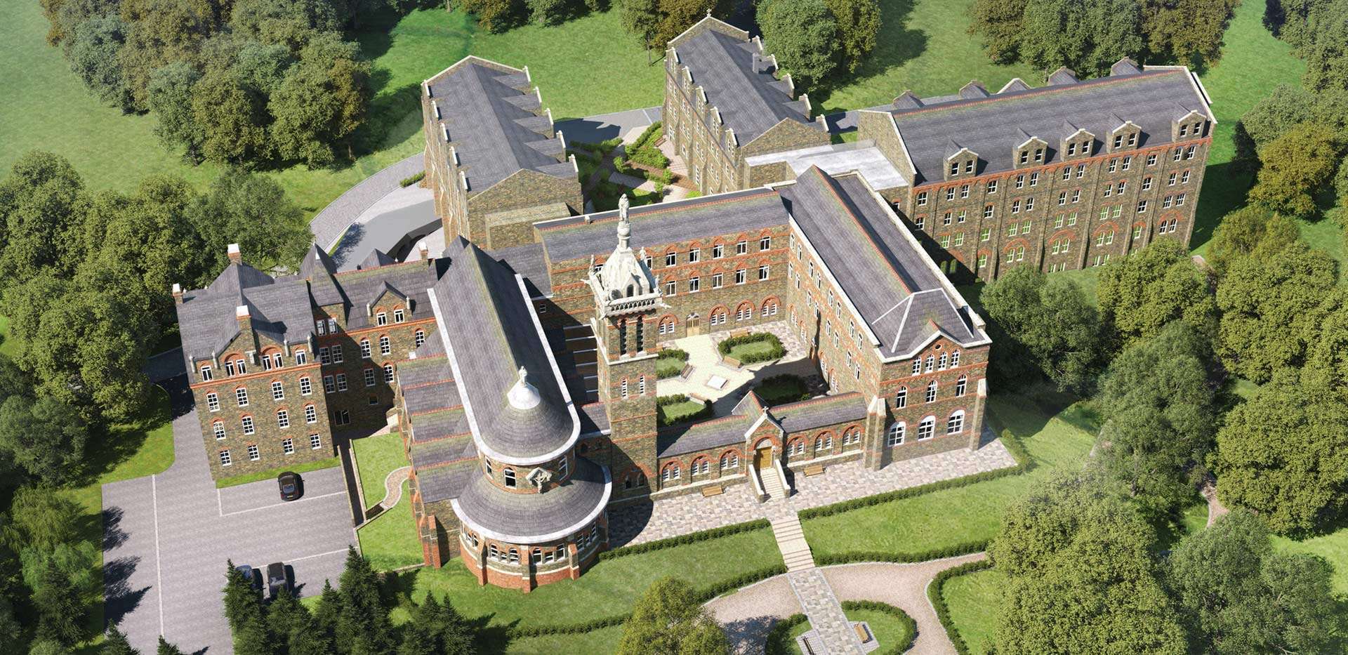 Berkeley, St Joseph's Gate, Aerial View