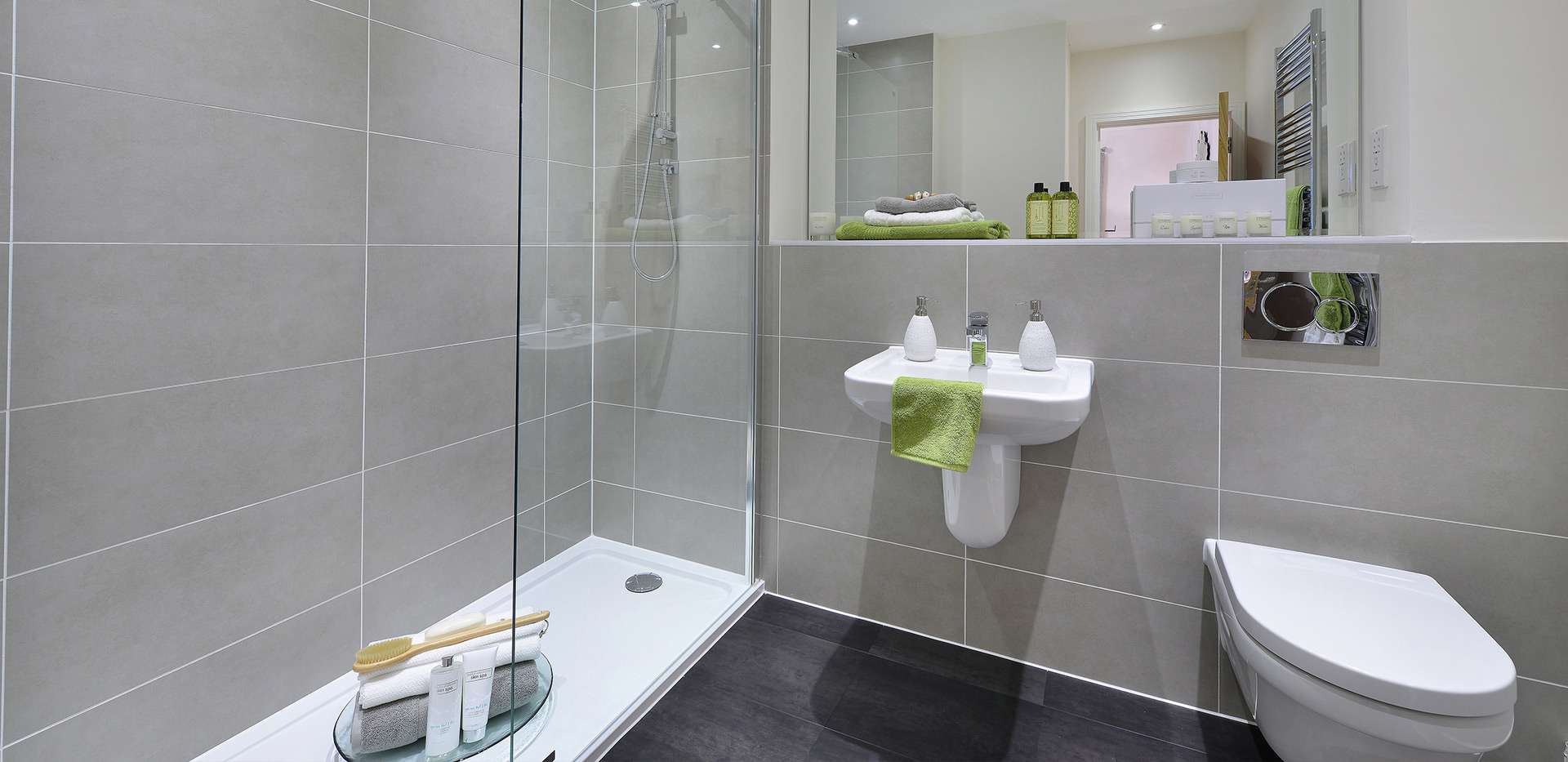 Berkeley, Silk Woods, Ascot, Foxlaw House. Shower Room, Interior