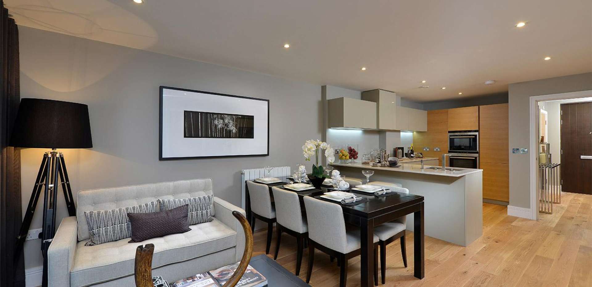 Berkeley, Napier Square, Lounge, Dining Area, Kitchen, Interior