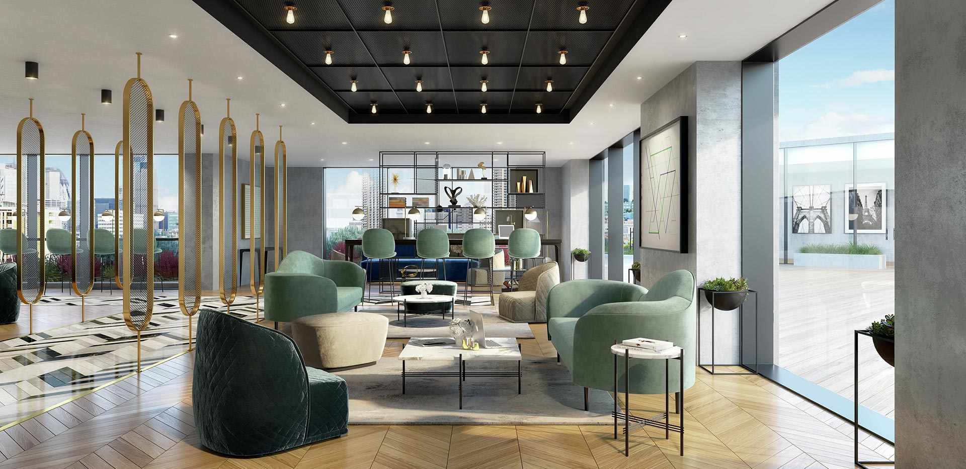 Berkeley, 250 City Road, Facilities, Business Lounge