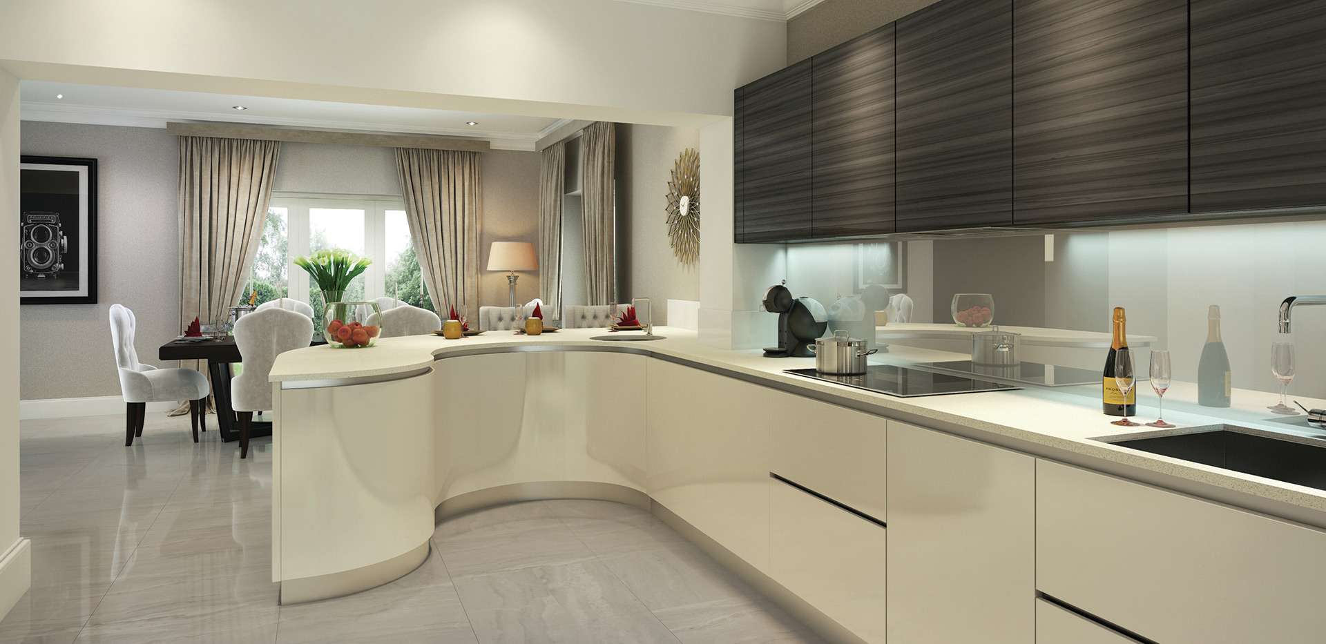 Berkeley, Silk Woods, Burnside House, Kitchen, Interior