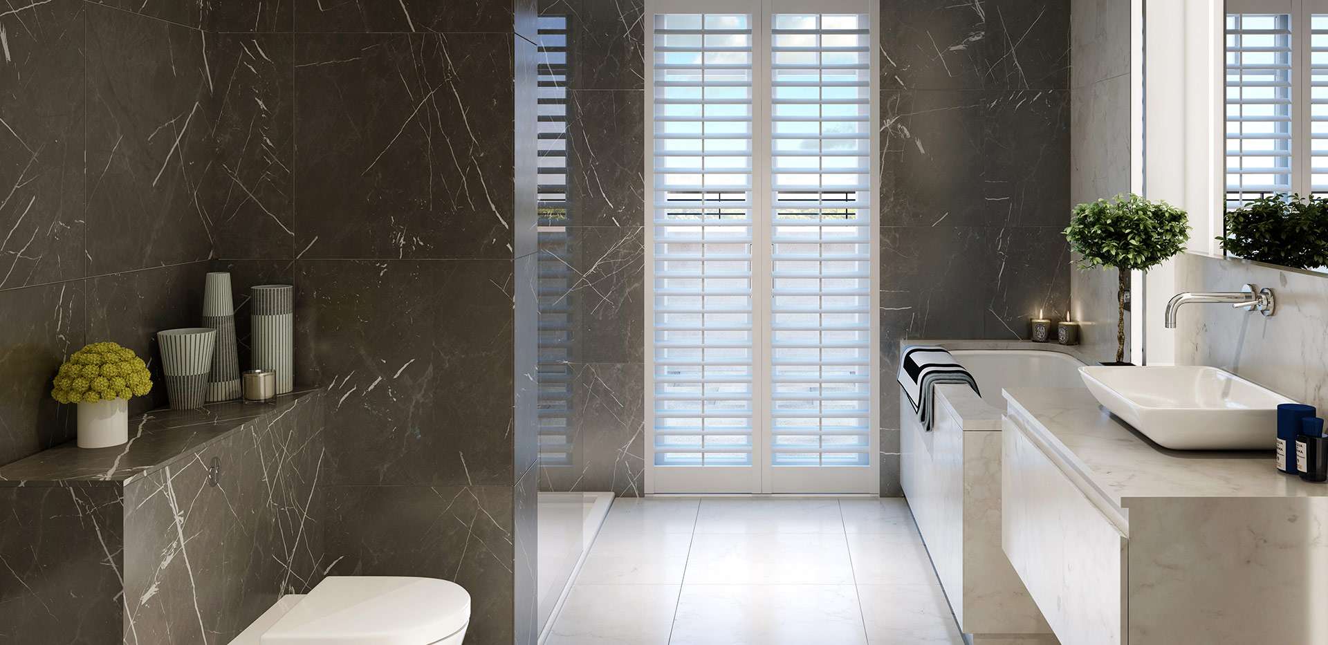 St James, Hurlingham Walk, Penthouse Bathroom, Interior