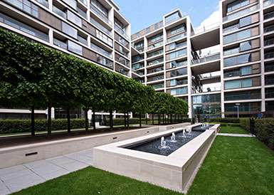 St Edward, 375 Kensington High Street, Exterior, Courtyard Garden