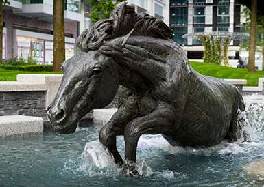 Six Bronze Horses Unveiled at the 'Best New Public Square' in London