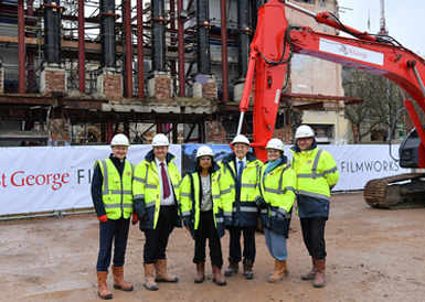 St George, Construction starts on Ealing Filmworks