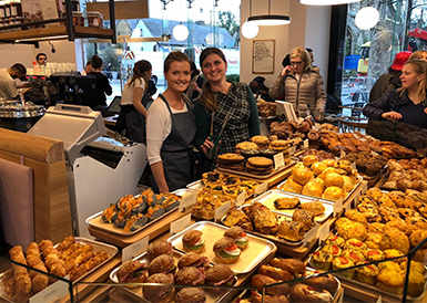 Two workers of Gails Bakery at Dickens Yard | St George