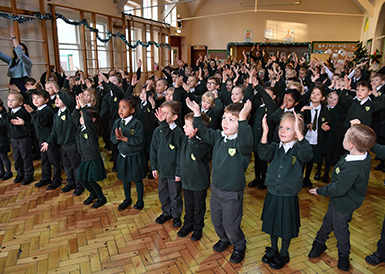 Local Schoolchildren Enjoy Newly Revitalised Facilities at Dunton Green Primary School
