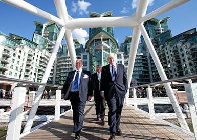 London Mayor Boris Johnson opens new riverside pier at St George Wharf