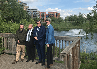 Housing Minister explores Biodiverse Landscape | Berkeley Group