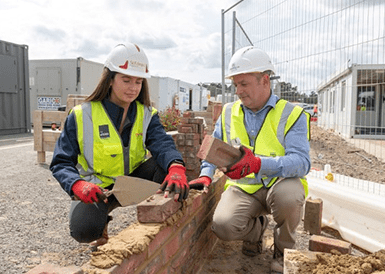 St Edward, Hartland Village, All Female Brick Laying Course, Press Release